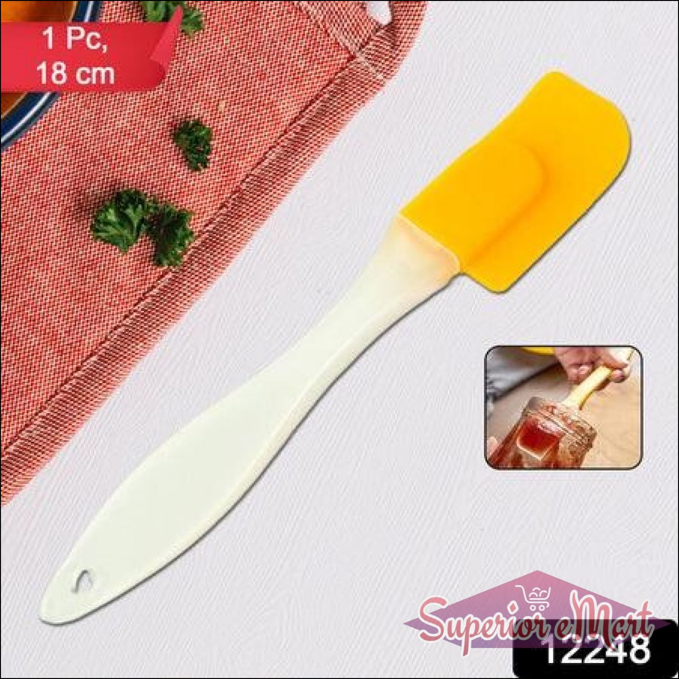 Silicone Cooking Spatula For Baking (1 Pc  19 Cm) - Superior eMart