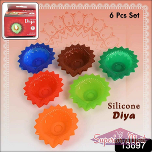 Silicone Diya 6 Pc Set - Superior eMart