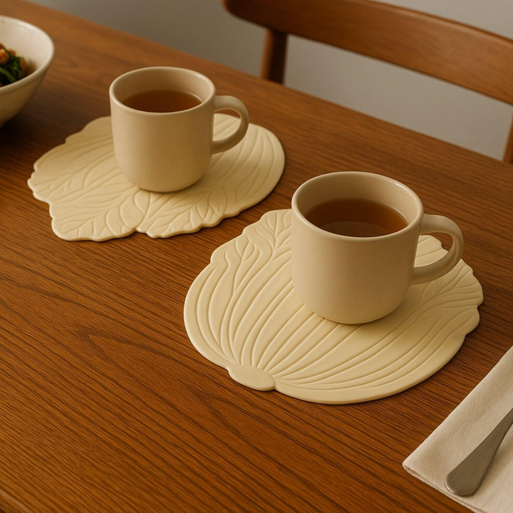 Silicone Leaf Coasters 2 Pcs - Superior eMart
