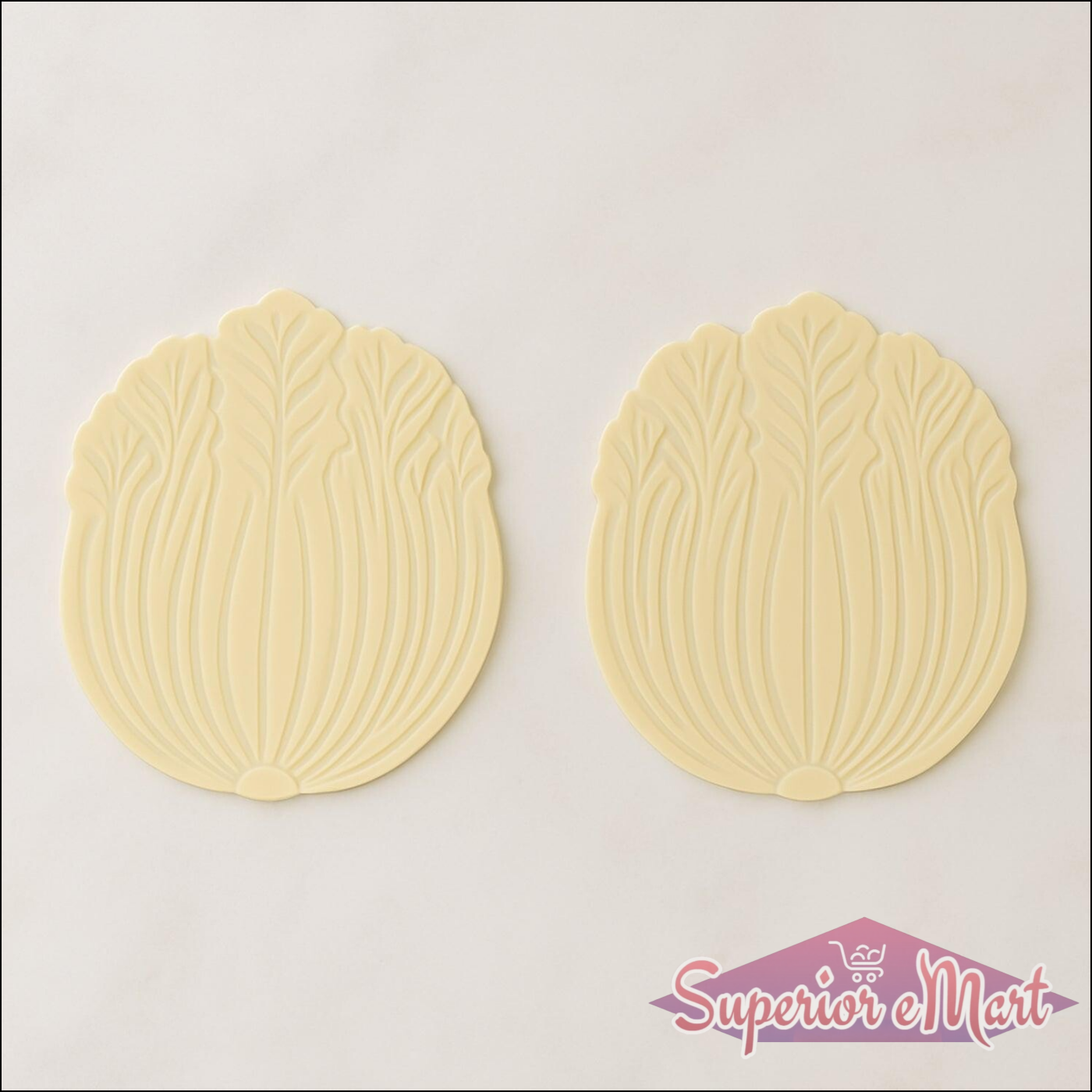 Silicone Leaf Coasters 2 Pcs - Superior eMart