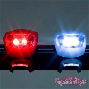 Silicone LED Bike Lights-2 Pc - Superior eMart