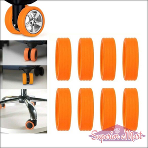Silicone Luggage Wheel Covers - 8 Pcs - Superior eMart