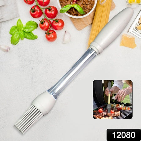 Superior eMart silicone oil brush for cooking with silicone bristles and ergonomic handle for easy application