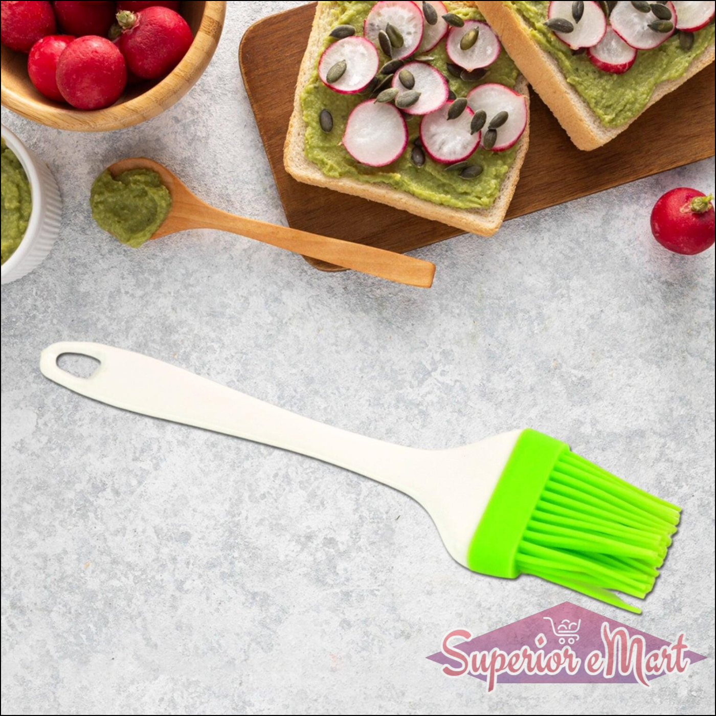 Silicone Oil Spatula Brush for Baking - Superior eMart