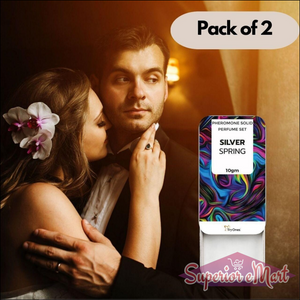 Pack of 2 solid fragrance pack of 2 featuring Silver Spring Pheromone Solid Perfume for lasting scent