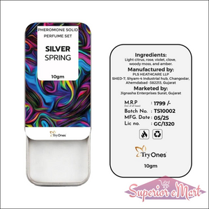 Solid fragrance pack of 2 with vibrant design and fresh Silver Spring scent for everyday use