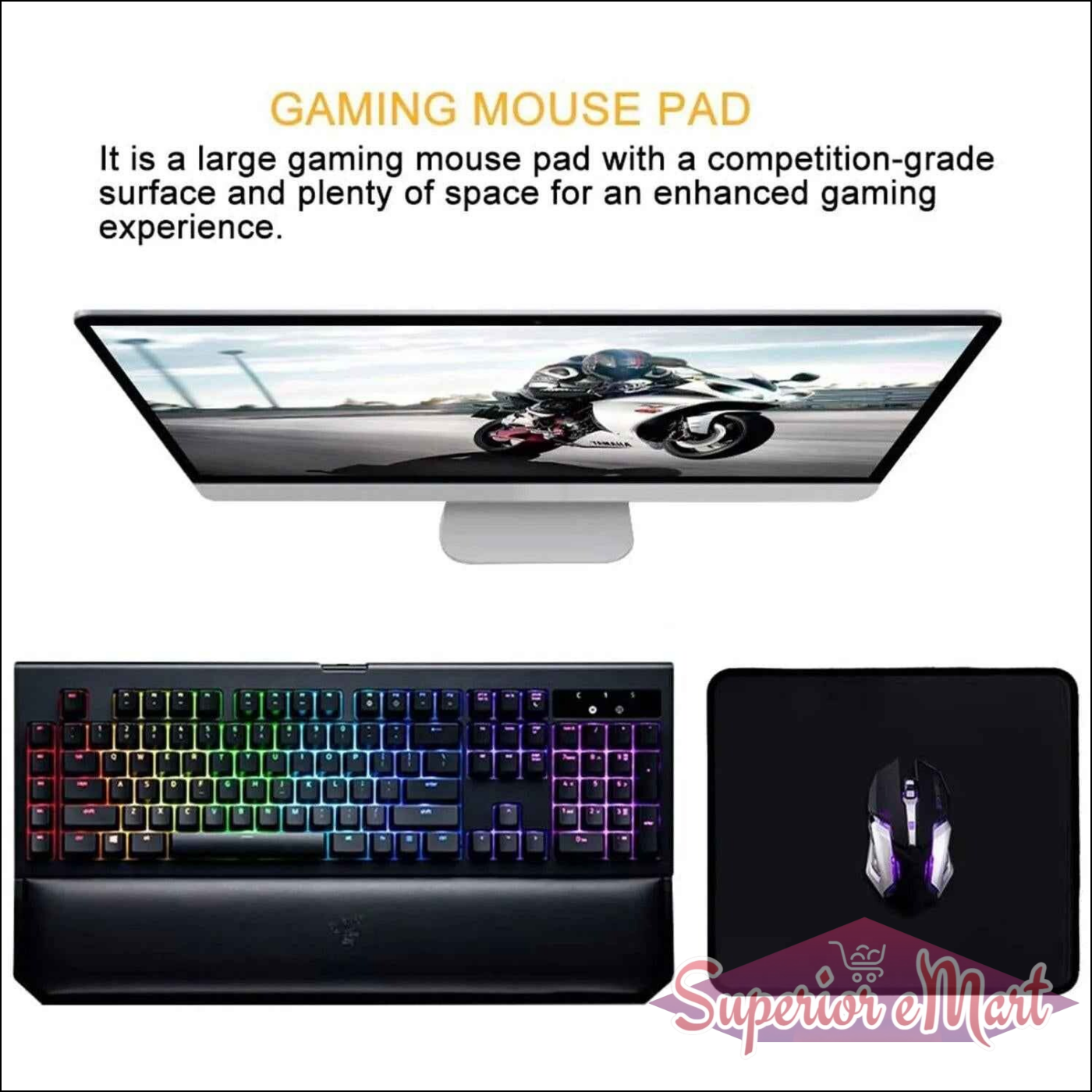 Simple Computer Mouse Pad - Superior eMart