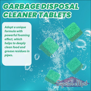 Superior eMart sink cleaner deodorizer tablets with powerful foaming action for deep cleaning pipes