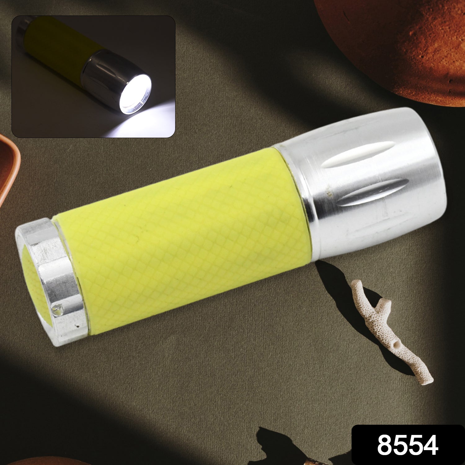 Portable Mini Torch / Flashlight LED Powerful High Lumens Pen Light Easy To Carr - 8554_9led_mini_torch_light