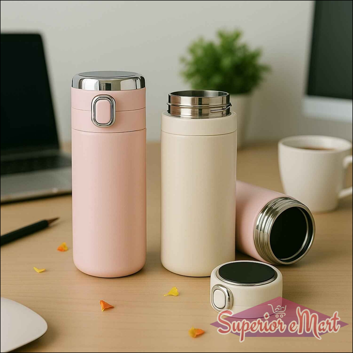 Smart Insulated Water Bottle 1 Pc - 320 ML - Superior eMart