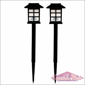 Solar Garden Lights Outdoor Waterproof 2 Pc - Superior eMart