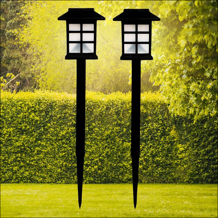 Solar Garden Lights Outdoor Waterproof 2 Pc - Superior eMart