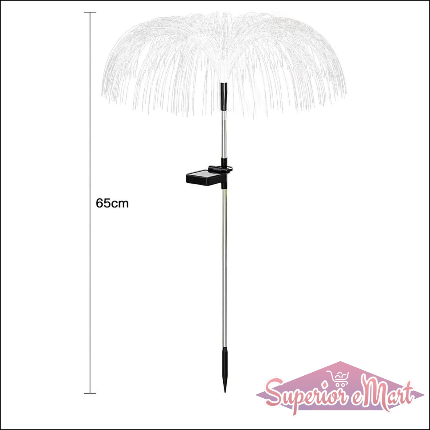 Solar Garden Lights Waterproof 2 Pc - Superior eMart