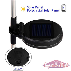 Solar Garden Lights Waterproof 2 Pc - Superior eMart
