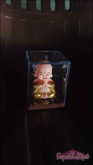 Solar Powered Buddha Car Ornament - Superior eMart