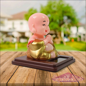 Solar Powered Buddha Car Ornament - Superior eMart