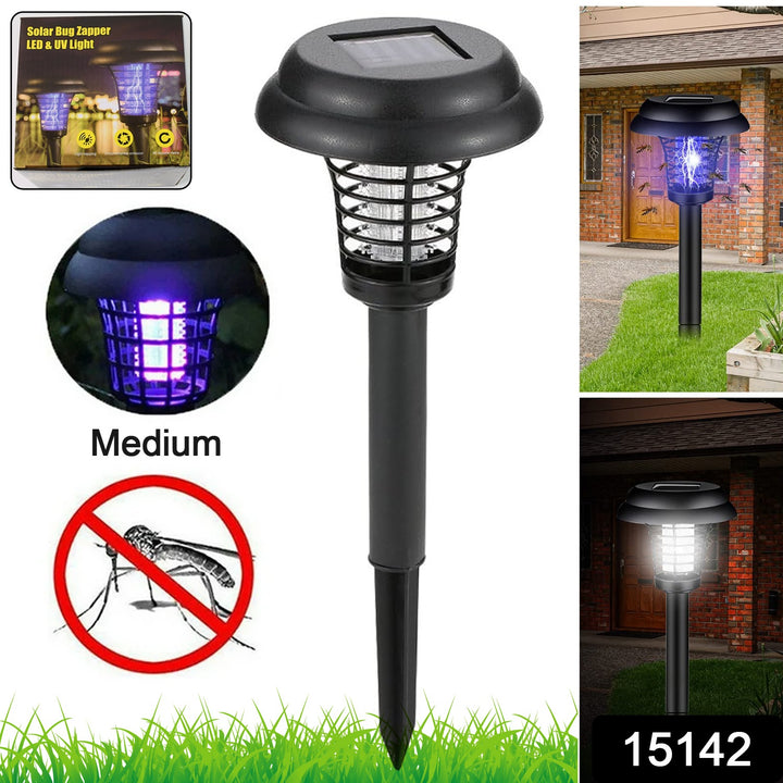 Superior eMart solar powered mosquito trap with LED and UV light for effective mosquito control in gardens