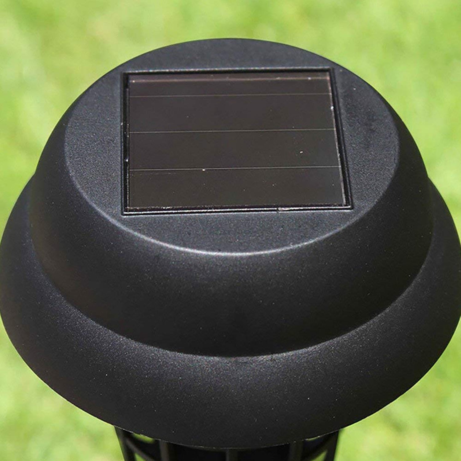 Top view of solar powered mosquito trap by Superior eMart with solar panel for outdoor use