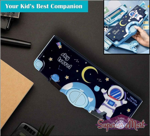 Space Theme Pencil Box for Kids