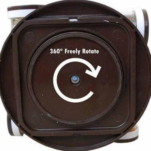 Spice jar set 12 piece with a 360-degree rotating base for easy access to spices