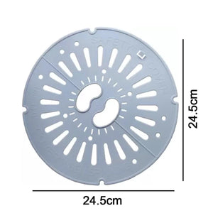 Spin cap safety cover designed for home use, measuring 24.5cm in diameter for optimal protection