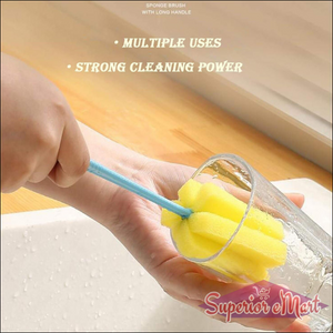 Sponge Head Household Kitchen Cleaning Tool (20Cm) - Superior eMart