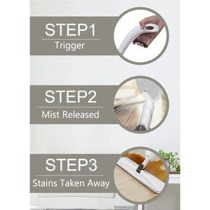 Step-by-step guide for using a spray mop with washable pad for easy cleaning