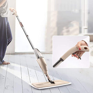 Superior eMart spray mop with washable pad for efficient cleaning on hard floors