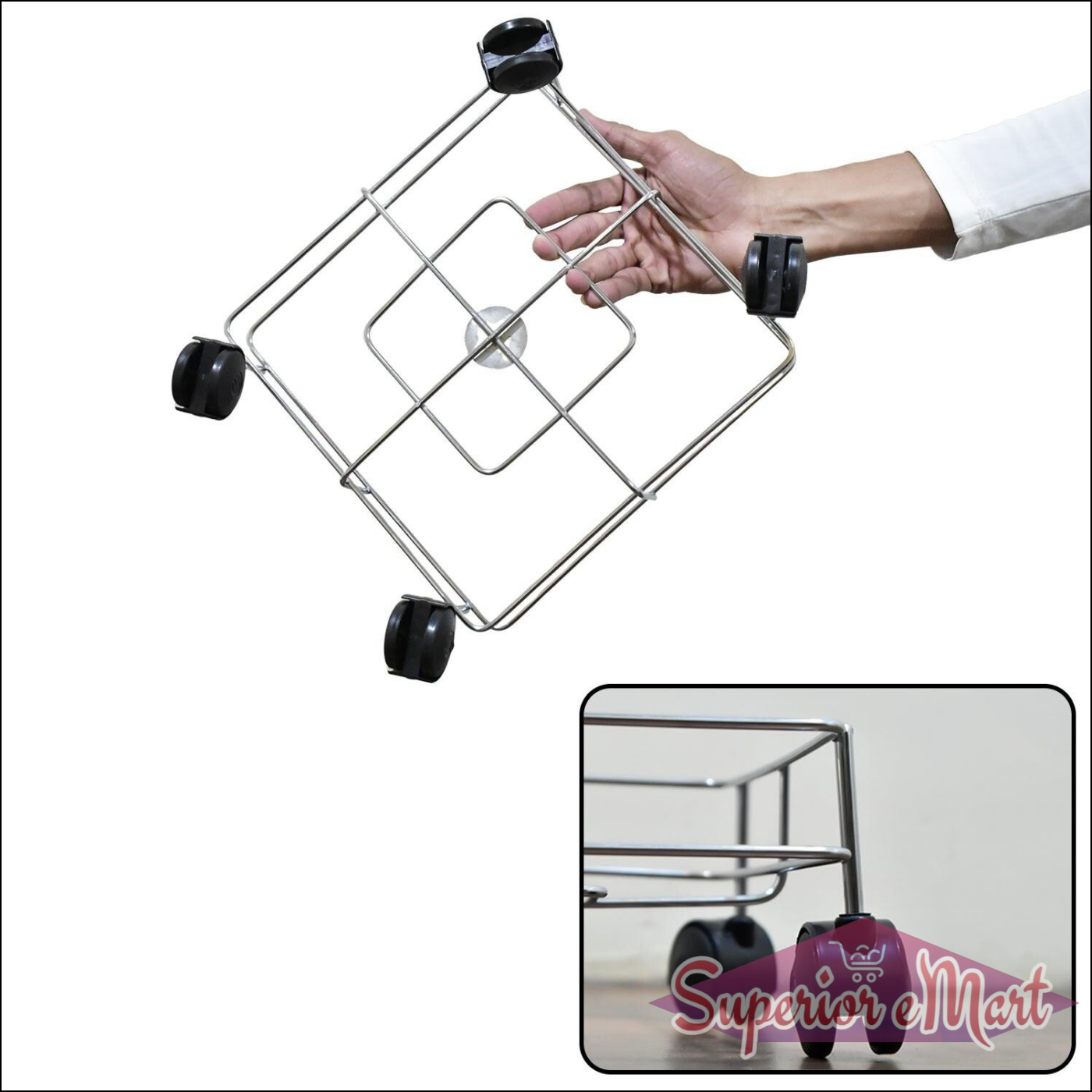 Square Oil Stand For Carrying Oil Bottles And Jars - Superior eMart