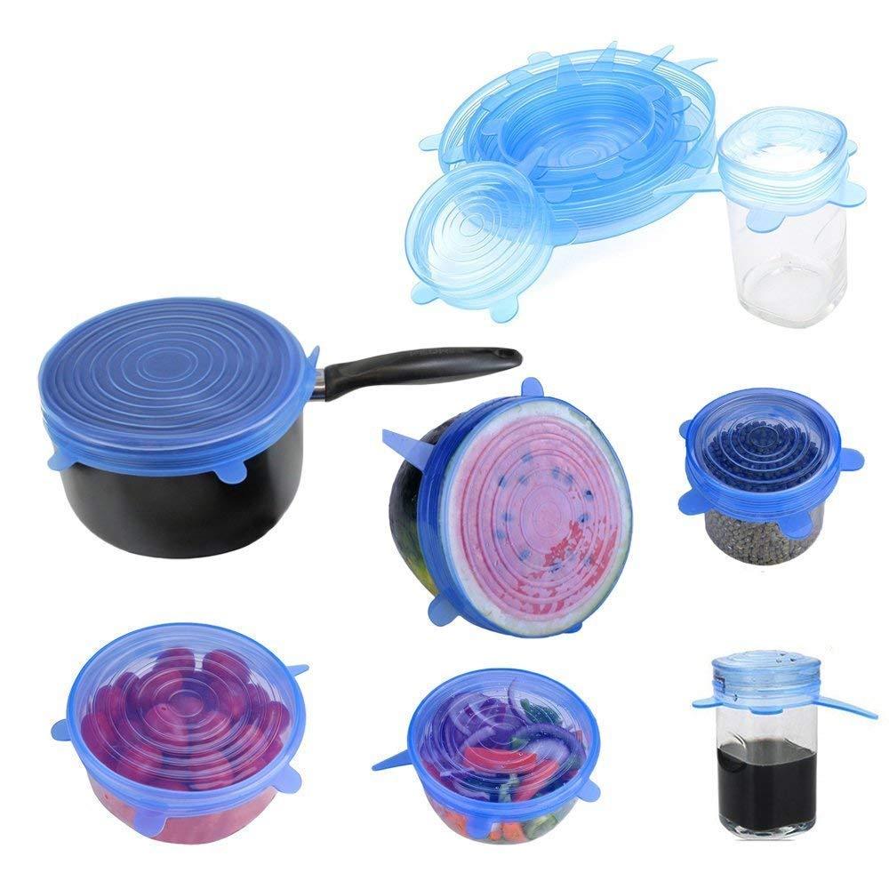 Superior eMart Silicone Stretch Lids Set - 7 Sizes