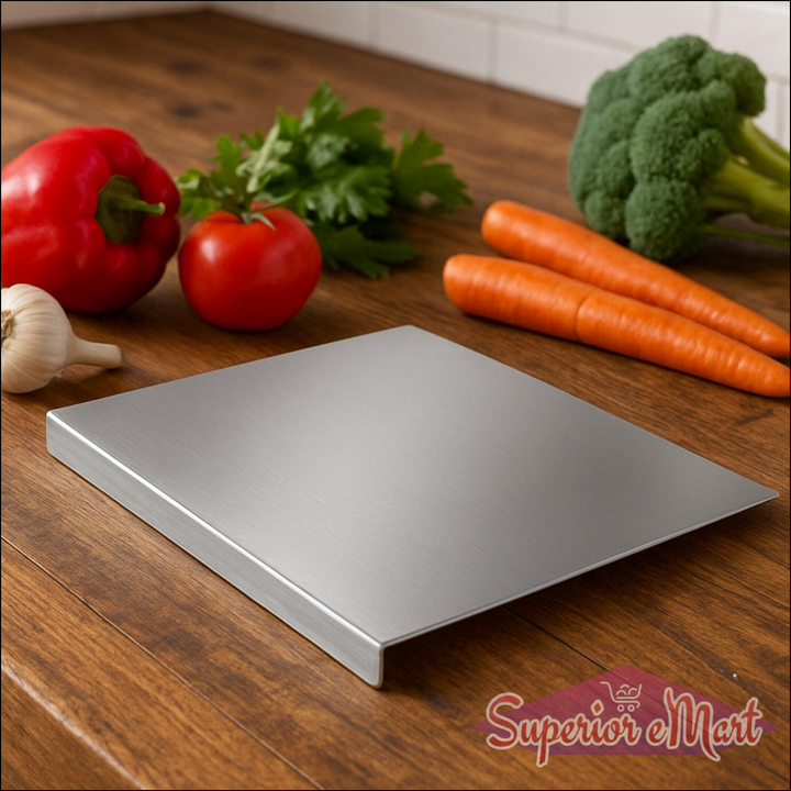 Stainless Steel Anti-bacterial Chopping Board For Kitchen (1 Pc) - Superior eMart