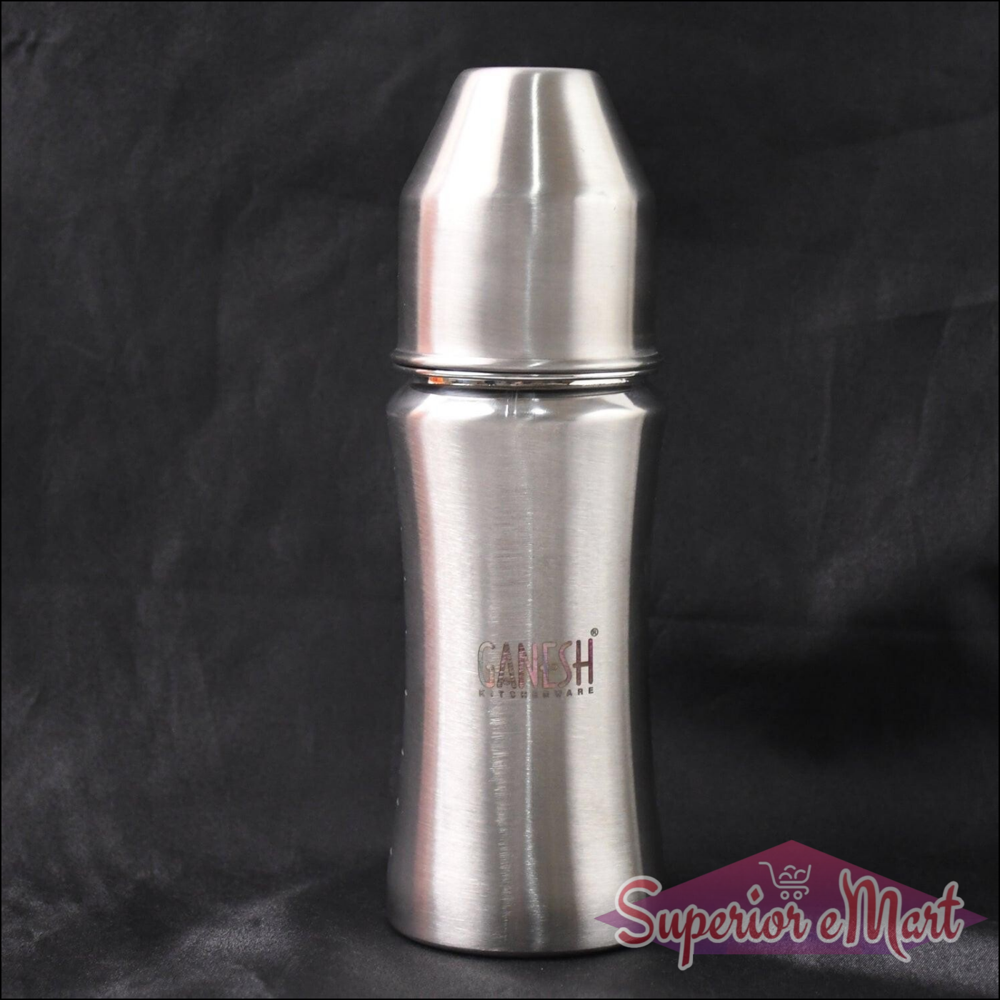 Superior eMart stainless steel baby milk bottle designed for durability and easy cleaning