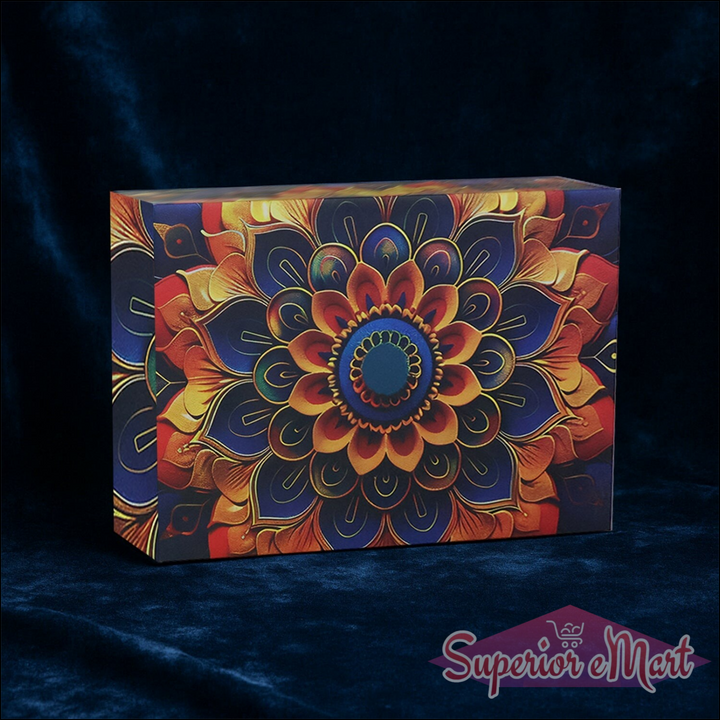 Colorful gift box for stainless steel bottle and rose almonds gift set, perfect for any occasion