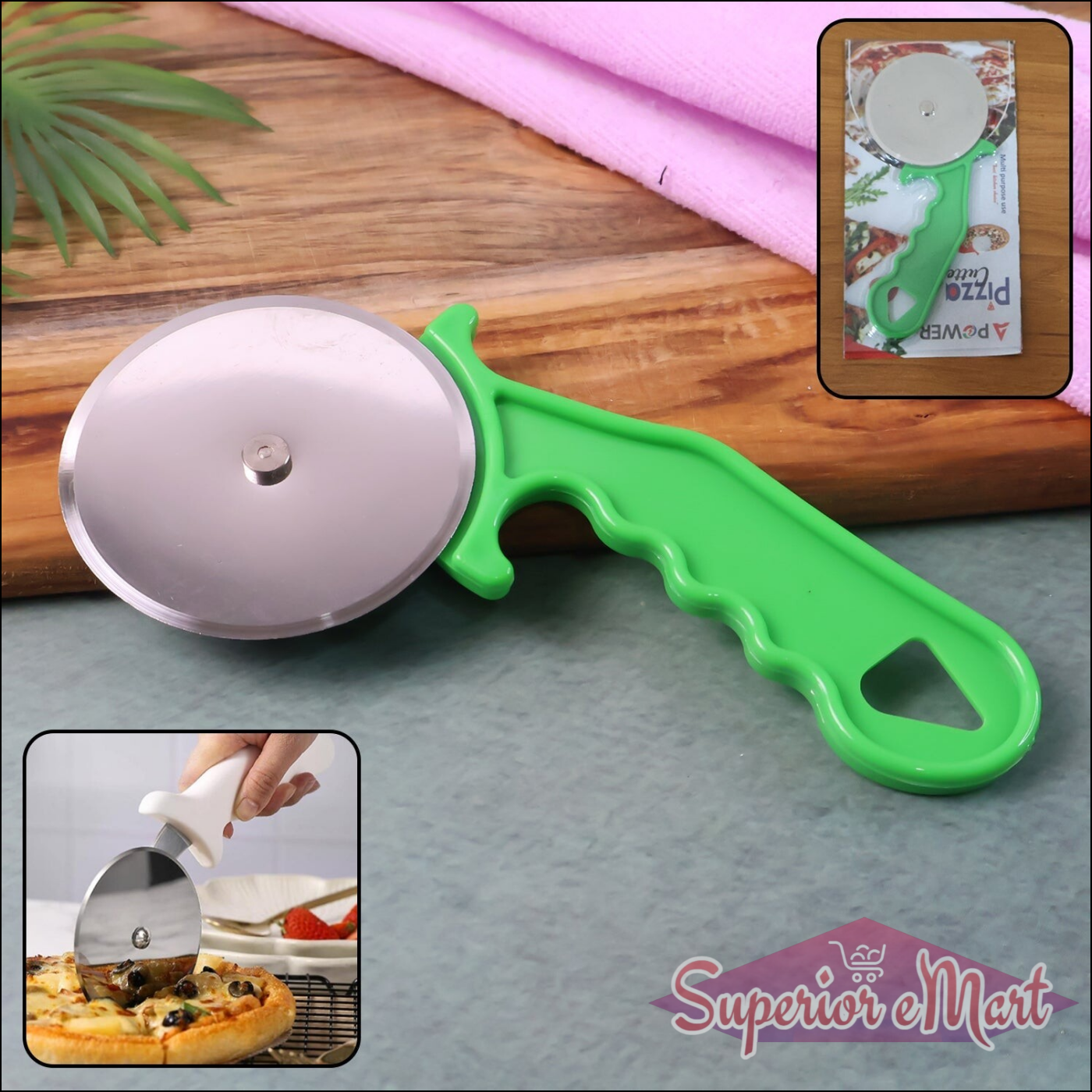 Stainless Steel Pizza Pastry Sandwiches Cutter - Superior eMart