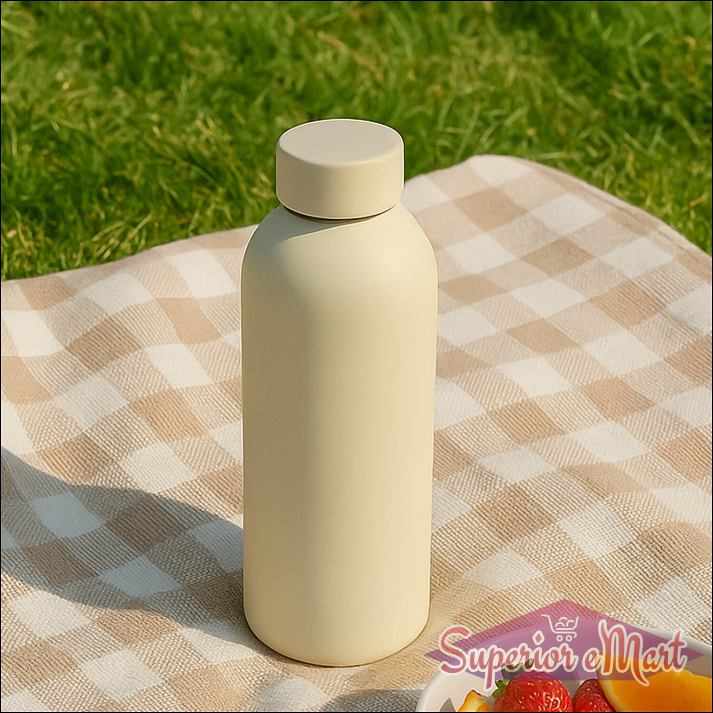Stainless Steel Double Wall Vacuum-insulated Drink Water Bottle (Mix Color  500 Ml Approx) - Superior eMart
