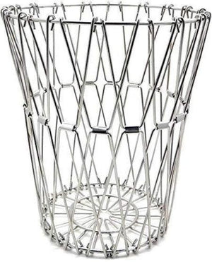 Stylish stainless steel fruit basket for modern kitchen decor and fruit organization