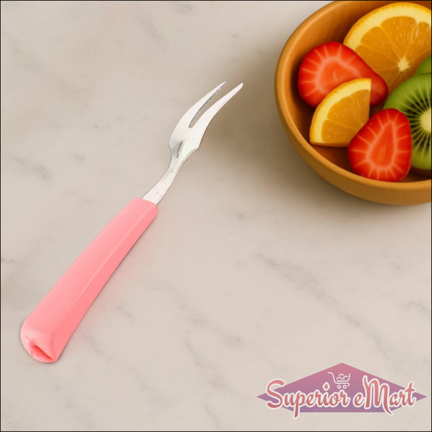 Stainless Steel Fruit Fork 10 Pcs - Superior eMart