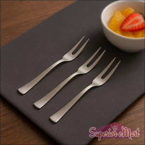 Stainless Steel Fruit Fork Set, 6 Pcs - Superior eMart