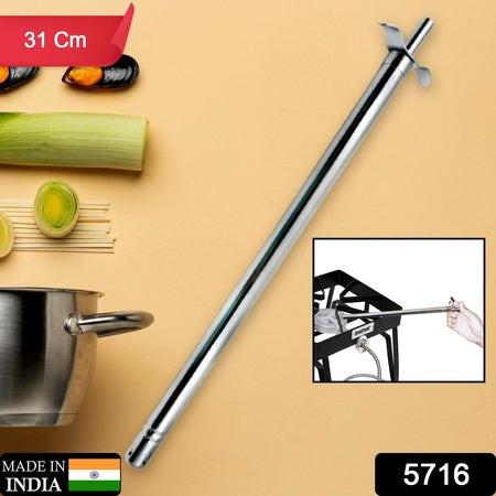 Superior eMart stainless steel gas lighter for kitchen with long reach for safe igniting