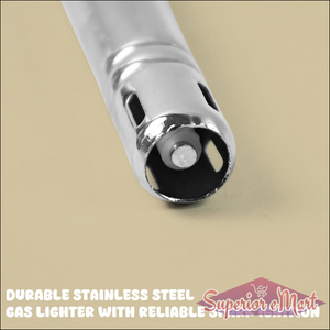 Stainless Steel Gas Lighter - Superior eMart