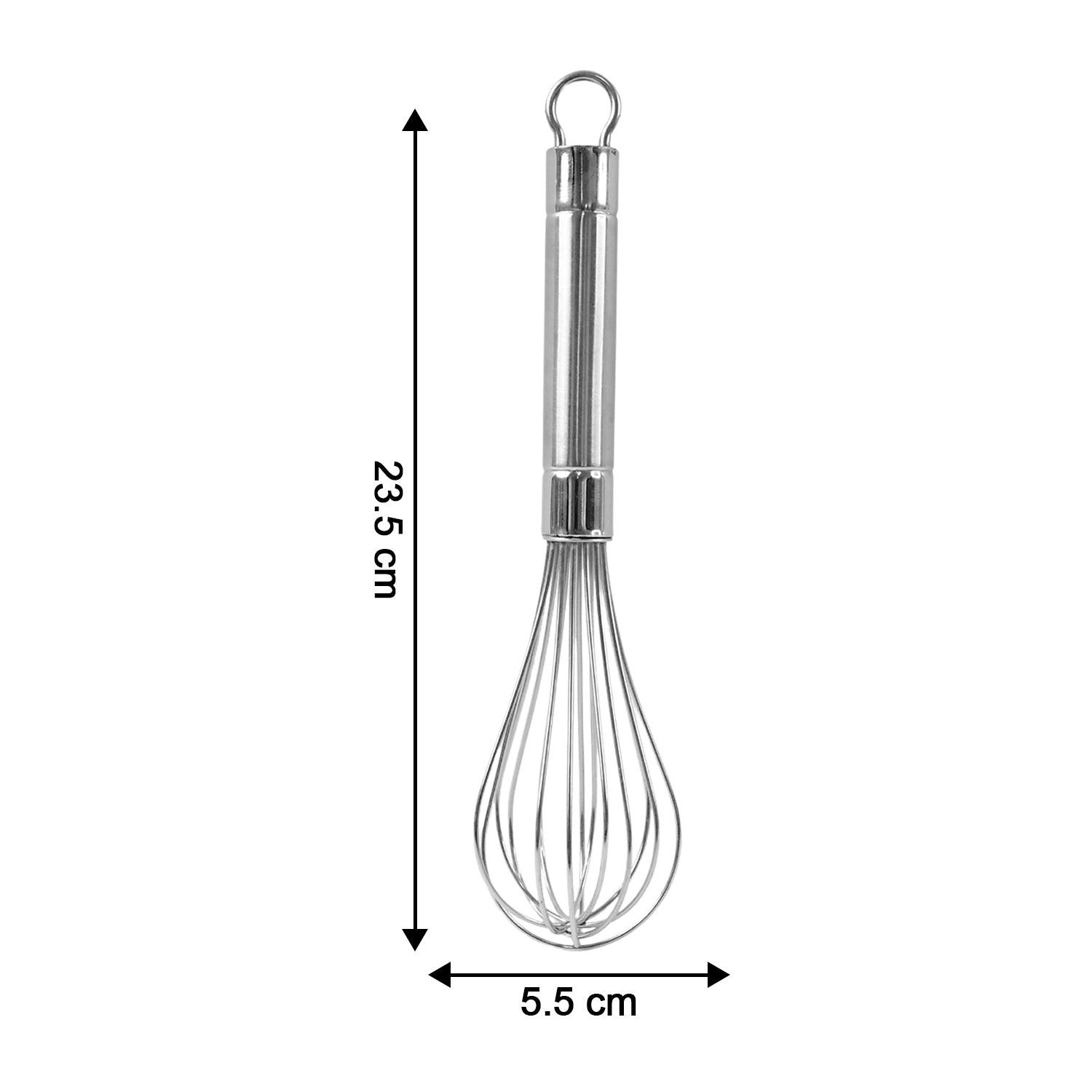 Superior eMart stainless steel hand whisk featuring a comfortable handle for efficient whisking