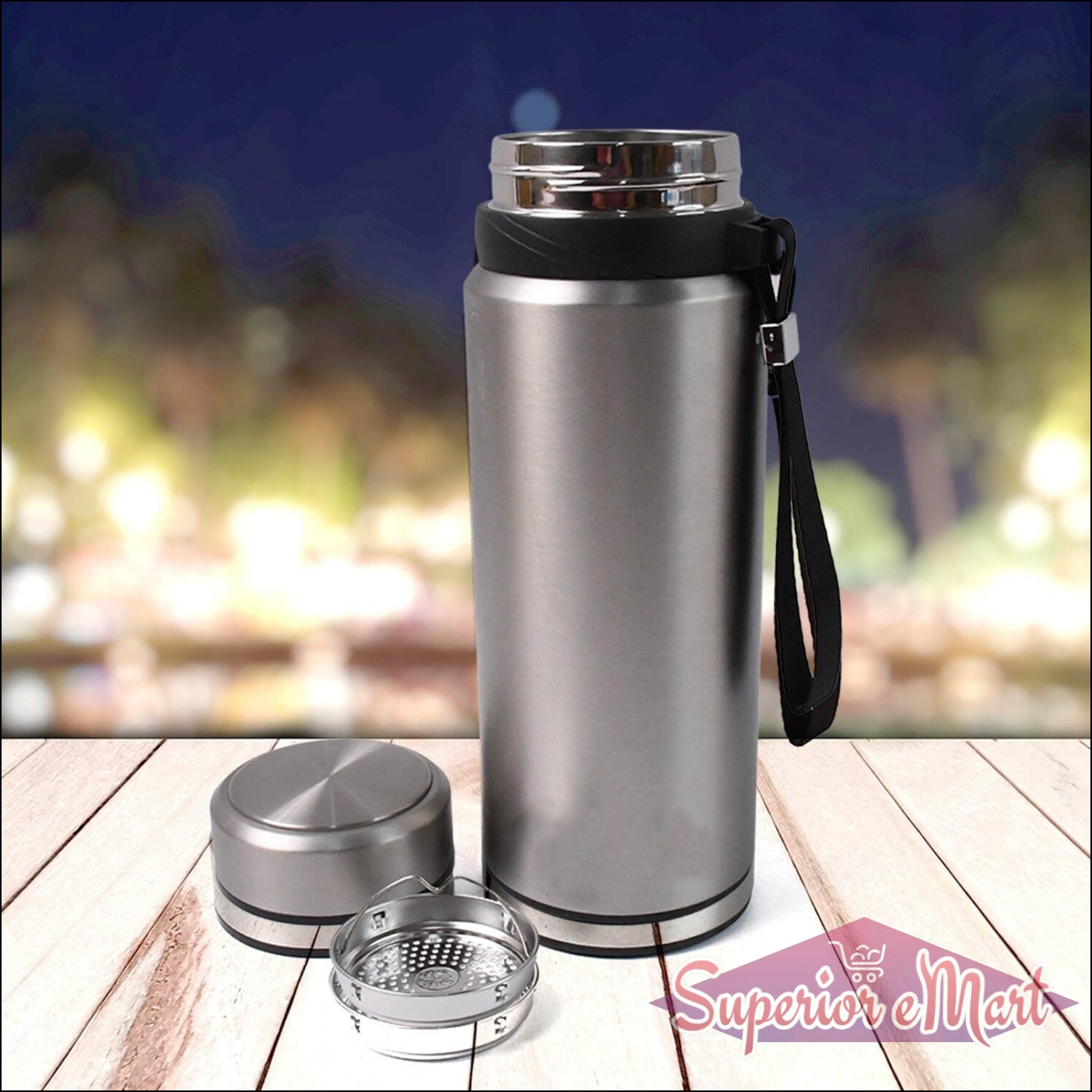 Stainless Steel Insulated Water Bottle 1000ML - Superior eMart