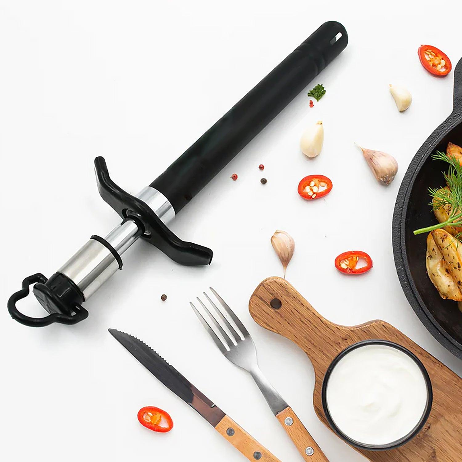 Superior eMart stainless steel kitchen gas lighter with ergonomic handle for easy ignition