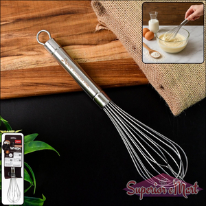 Superior eMart stainless steel hand whisk for easy mixing and whisking in the kitchen
