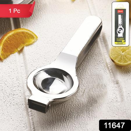 Superior eMart stainless steel lemon squeezer for effortless citrus juice extraction