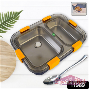 Stainless Steel Lunch Box with Secure Lids - Superior eMart