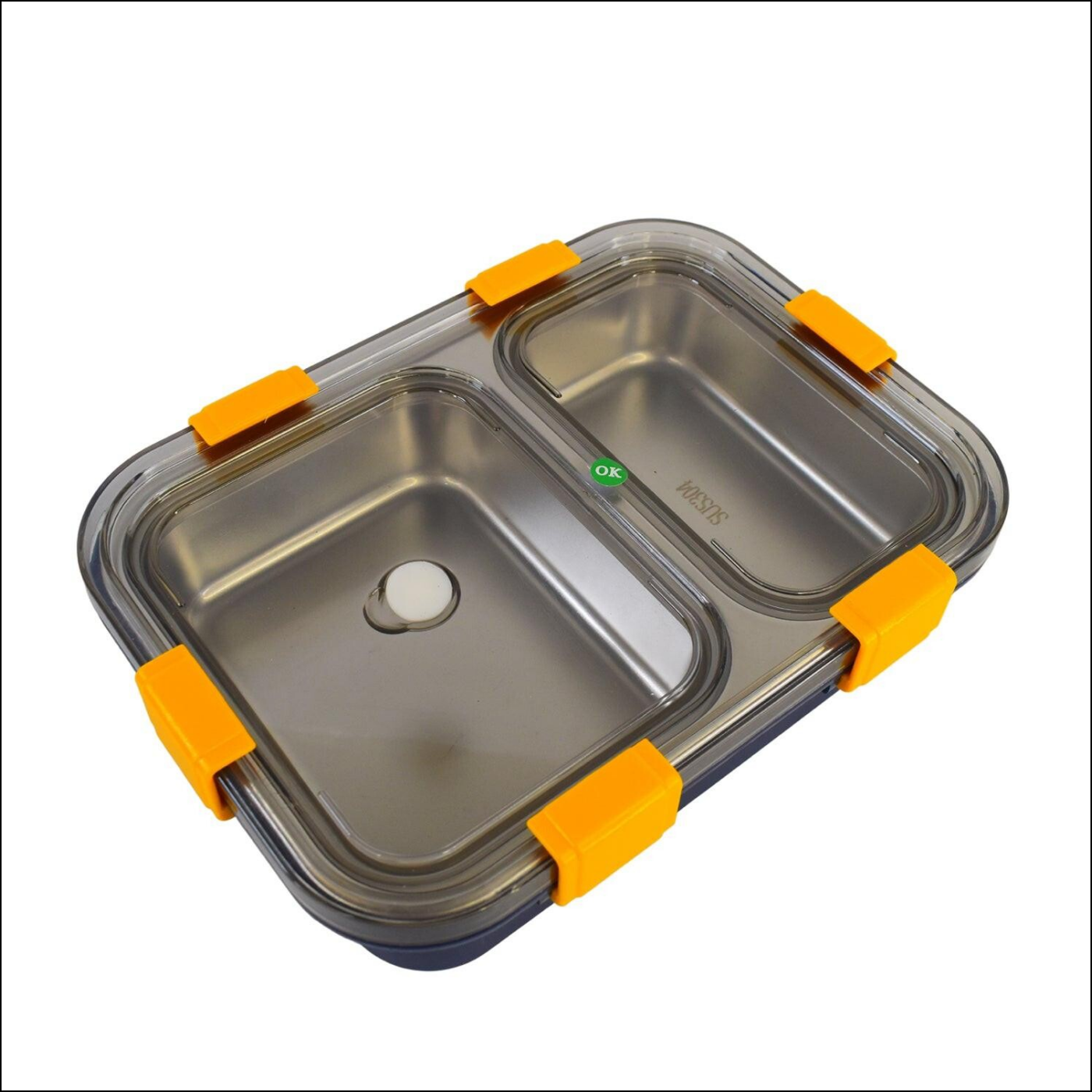 Stainless Steel Lunch Box with Secure Lids - Superior eMart