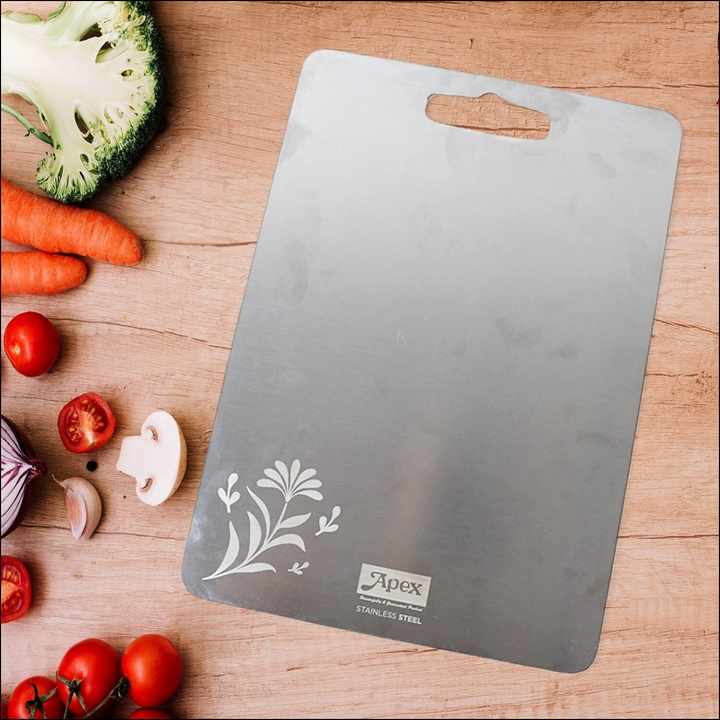 Stainless Steel Medium Chopping Board 34x24cm - Superior eMart