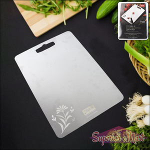 Stainless Steel Medium Chopping Board 34x24cm - Superior eMart