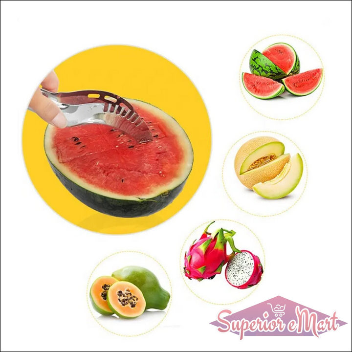 Stainless Steel Watermelon Cantaloupe Slicer Knife Corer Fruit Vegetable Tools Kitchen - Superior eMart